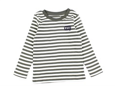Name It dusty olive striped blouse